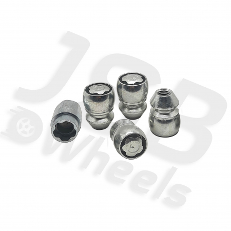 Antifurt roti - Set piulite antifurt Flowerlock M12x1.5 D4/D