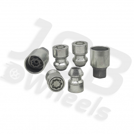 Antifurt roti - Set piulite antifurt Starlock 1/2" UNF AE/E cu 2 chei