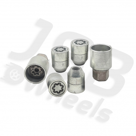 Antifurt roti - Set piulite antifurt Starlock M12x1.25 RA/E cu 2 chei