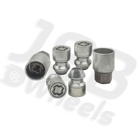 Antifurt roti - Set piulite antifurt Starlock M12x1.5 H1/E cu 2 chei