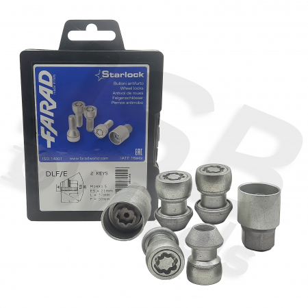 Set piulite antifurt Starlock M14x1.5 DLF/E cu 2 chei [1]