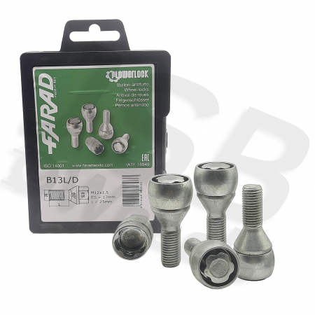 Set prezoane antifurt Flowerlock M12x1.5 B13L/D [1]