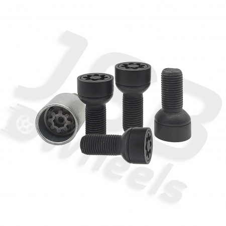 Antifurt roti - Set prezoane antifurt negre Starlock M14x1.5 ZA/E