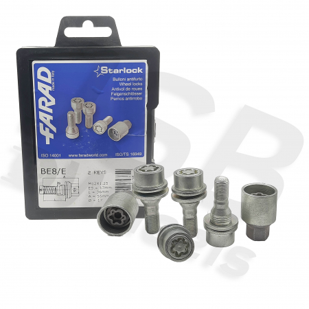 Set prezoane antifurt Starlock M12x1.25 BE8/E cu 2 chei [1]