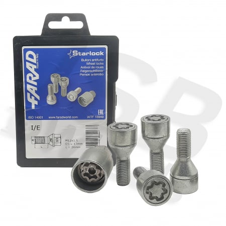 Set prezoane antifurt Starlock M12x1.5 I/E [1]