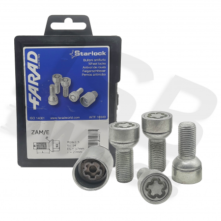 Set prezoane antifurt Starlock M14x1.5 ZAM/E [1]