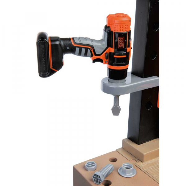 Atelier Smoby Black & Decker Bricolo Center cu accesorii [5]