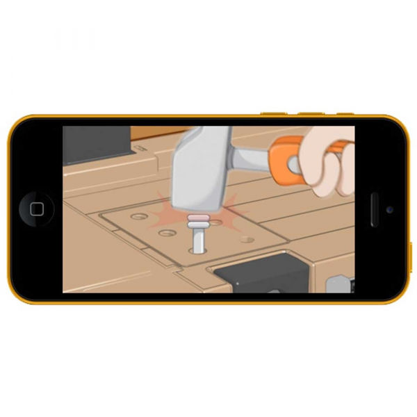 Atelier Smoby Black & Decker Bricolo Center cu accesorii [9]