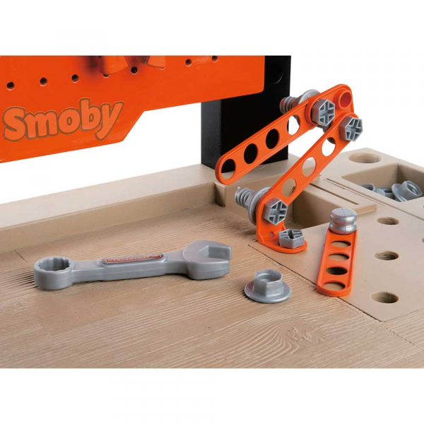 Atelier Smoby Black & Decker Bricolo Center cu accesorii [4]