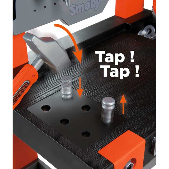 Atelier Smoby Black & Decker Bricolo One cu accesorii [3]