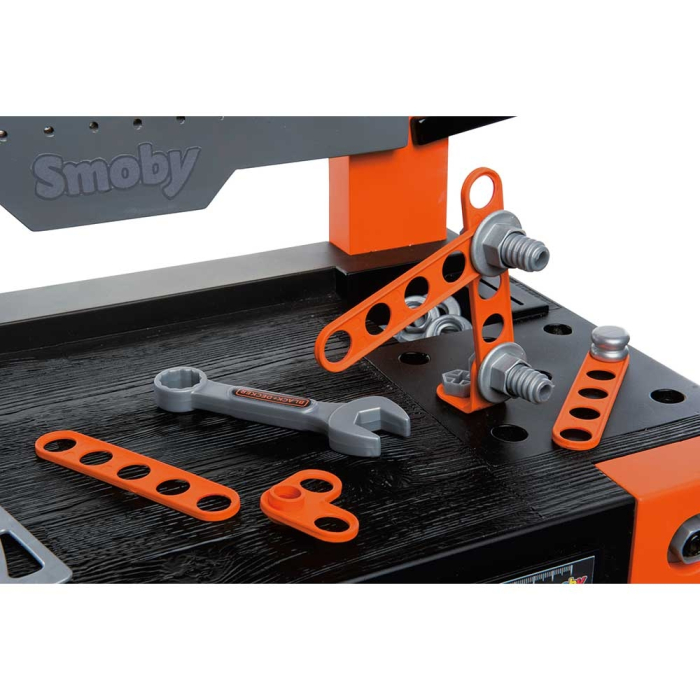 Atelier Smoby Black & Decker Bricolo One cu accesorii [6]
