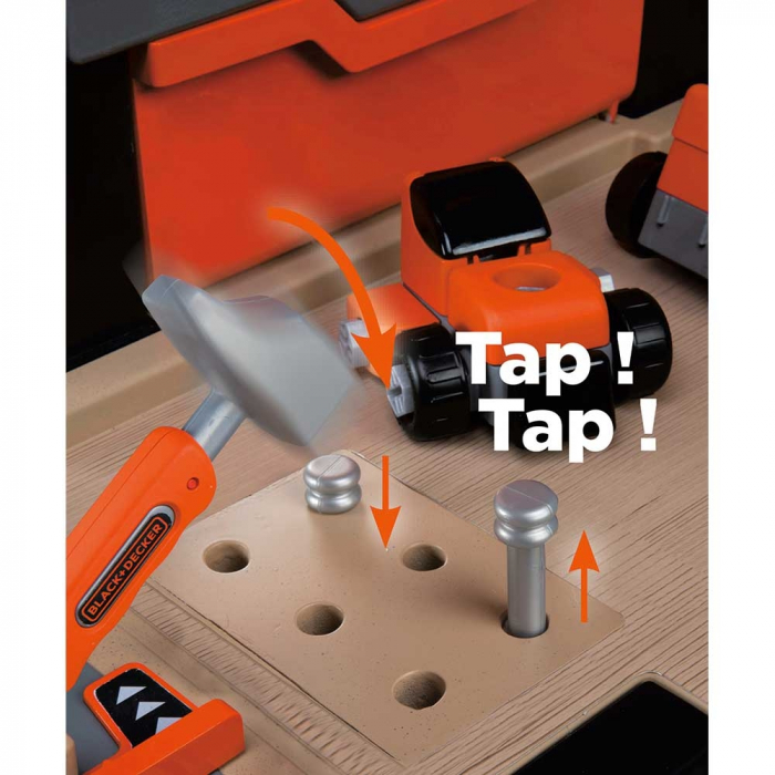 Atelier Smoby Black & Decker Bricolo Ultimate cu accesorii [3]