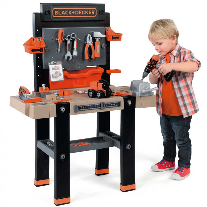 Atelier Smoby Black & Decker Bricolo Ultimate cu accesorii [9]