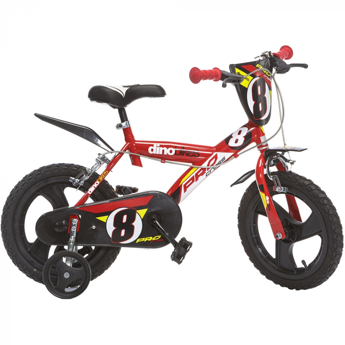 Bicicleta copii Dino Bikes 14' Pro-cross rosu [1]