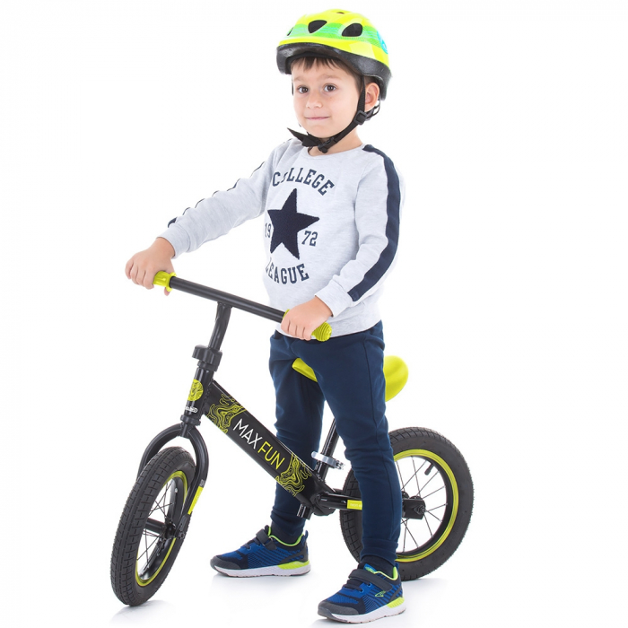 Bicicleta fara pedale Chipolino Max Fun green [4]