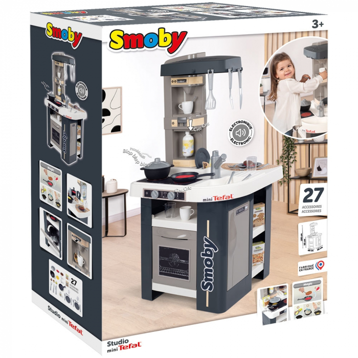 Bucatarie Smoby Tefal Studio cu accesorii [13]