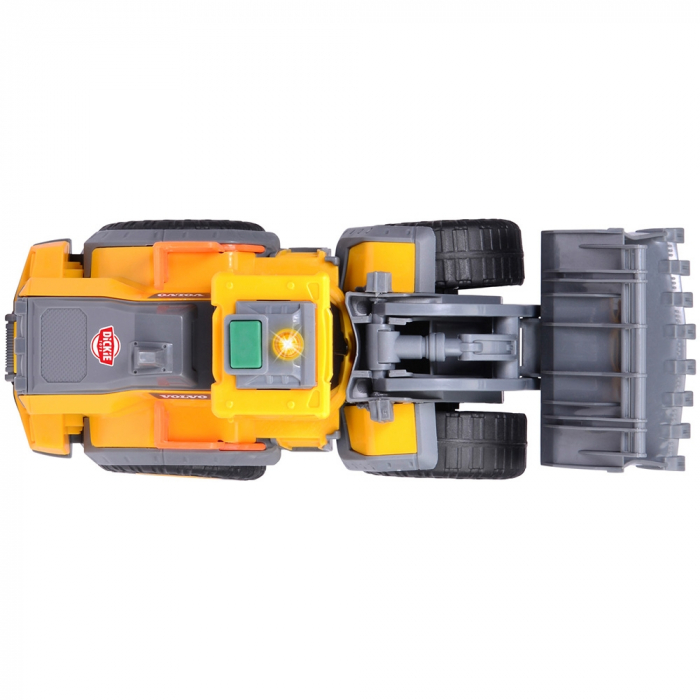 Buldozer Dickie Toys Volvo Wheel Loader 23 cm cu lumini si sunete [4]