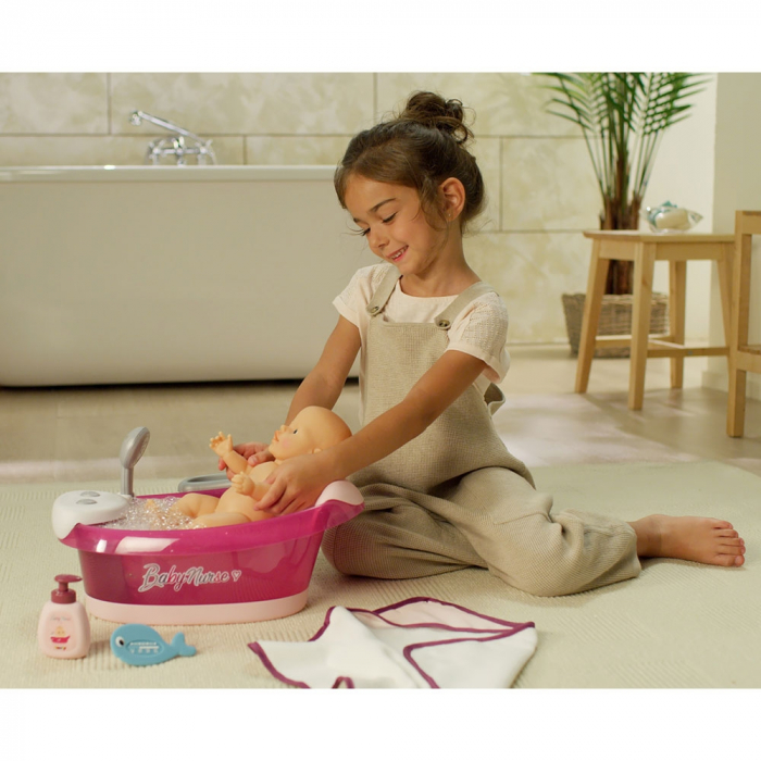 Cadita pentru papusa Smoby Baby Nurse Baleno Bath [10]