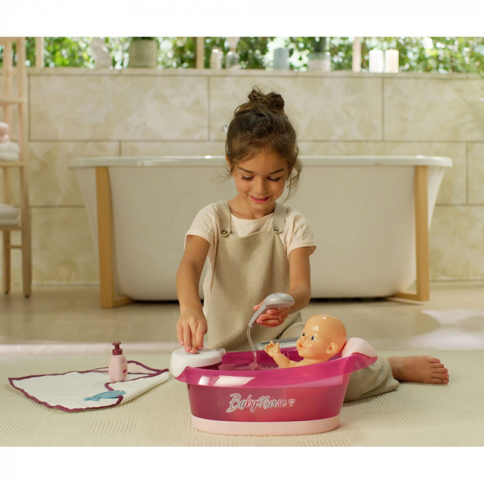 Cadita pentru papusa Smoby Baby Nurse Baleno Bath [13]