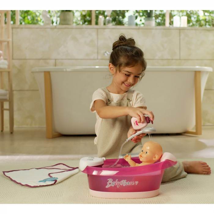 Cadita pentru papusa Smoby Baby Nurse Baleno Bath [11]