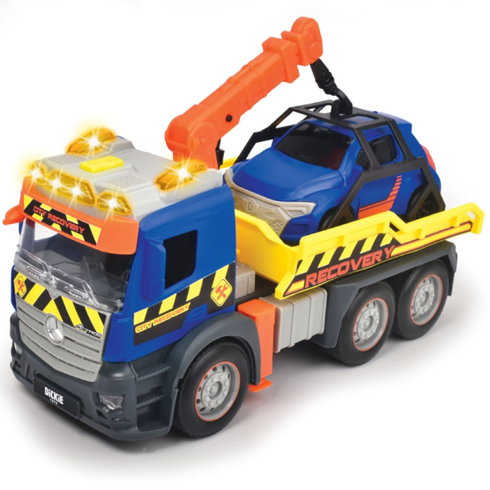 Camion de tractare Dickie Toys Mercedes Recovery cu masinuta [2]