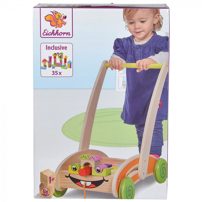 Carucior Eichhorn Activity Walker cu 35 cuburi [7]