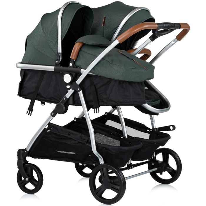 Carucior gemeni Chipolino Duo Smart 2 in 1 basil [2]