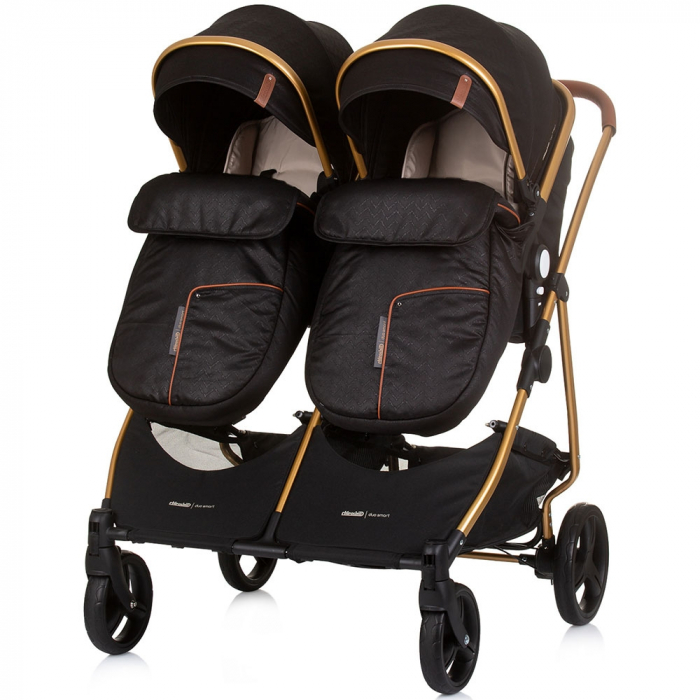 Carucior gemeni Chipolino Duo Smart 2 in 1 obsidian gold [7]