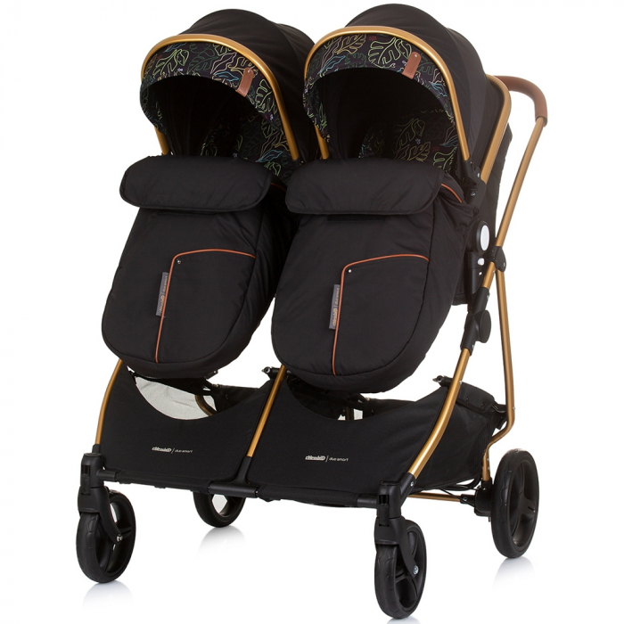 Carucior gemeni Chipolino Duo Smart 2 in 1 obsidian leaves [7]