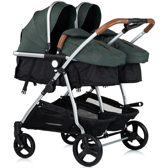 Carucior gemeni Chipolino Duo Smart 3 in 1 basil [2]