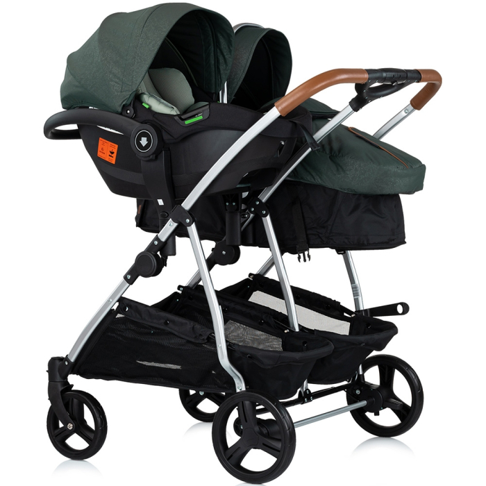Carucior gemeni Chipolino Duo Smart 3 in 1 basil [10]