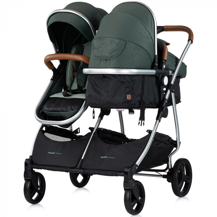 Carucior gemeni Chipolino Duo Smart 3 in 1 basil [6]