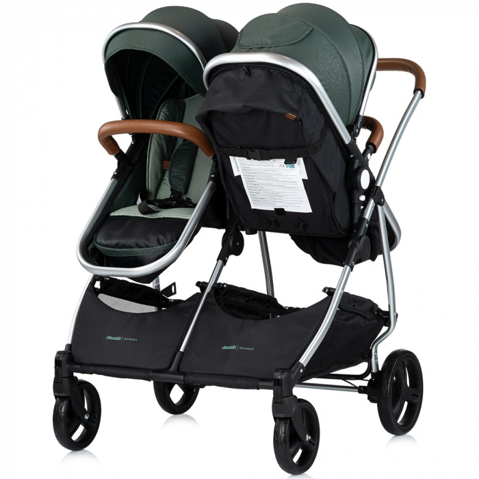 Carucior gemeni Chipolino Duo Smart 3 in 1 basil [5]