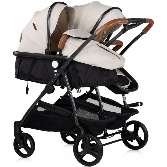 Carucior gemeni Chipolino Duo Smart 3 in 1 biscotta [3]