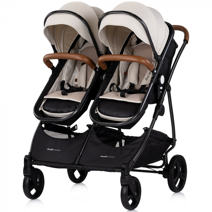 Carucior gemeni Chipolino Duo Smart 3 in 1 biscotta [7]