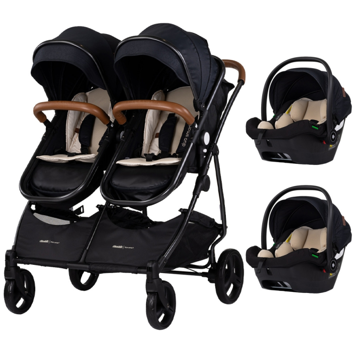 Carucior gemeni Chipolino Duo Smart 3 in 1 blackberry [1]