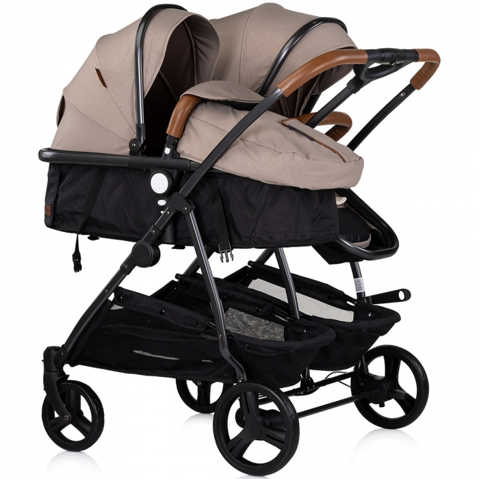 Carucior gemeni Chipolino Duo Smart 3 in 1 tiramisu [3]