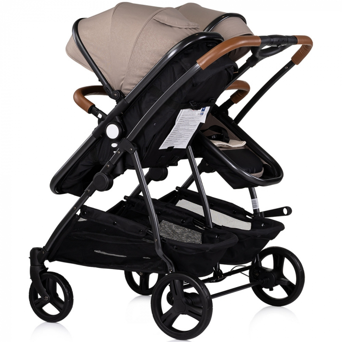 Carucior gemeni Chipolino Duo Smart 3 in 1 tiramisu [4]