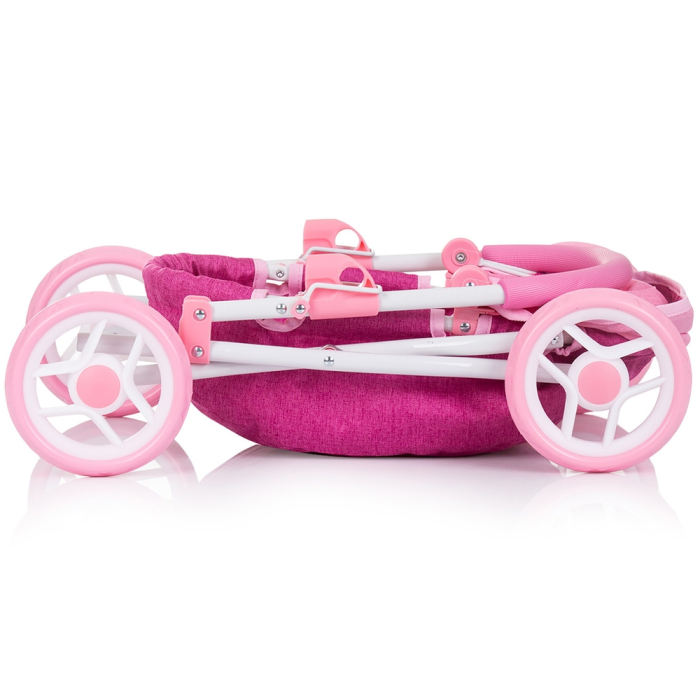 Carucior pentru papusi Chipolino Daisy pink linen [3]