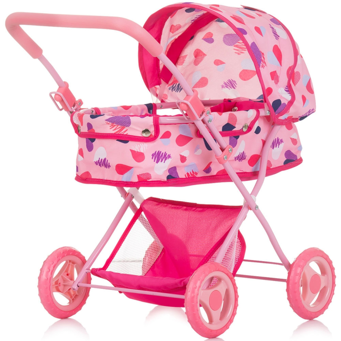 Carucior pentru papusi Chipolino Dora hearts [2]