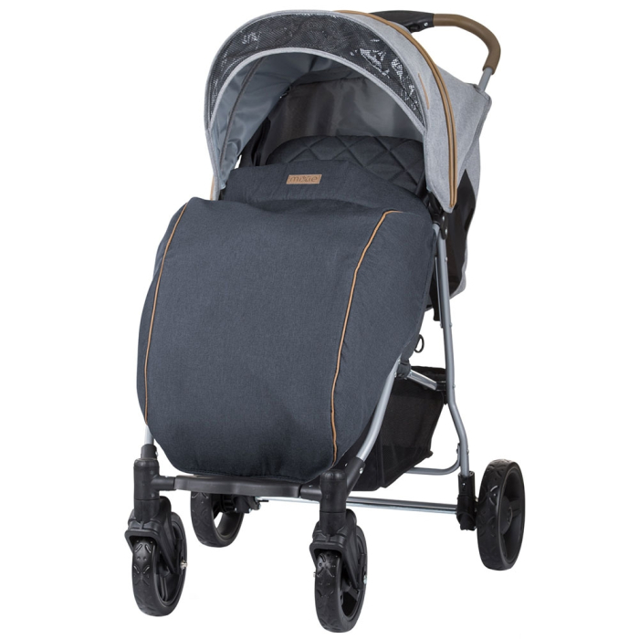 Carucior sport Chipolino Mixie platinum cu husa picioare [1]