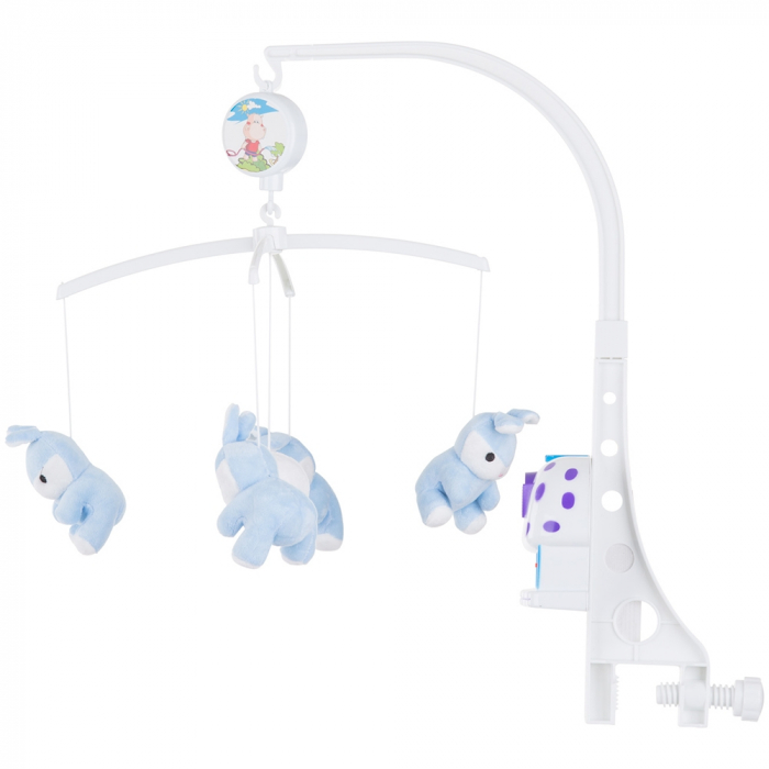 Carusel muzical pentru patut Chipolino Blue rabbits [1]