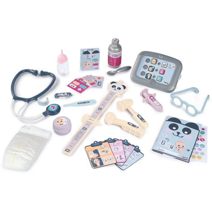 Centru de ingrijire pentru papusi Smoby Baby Care Center cu papusa si accesorii [3]