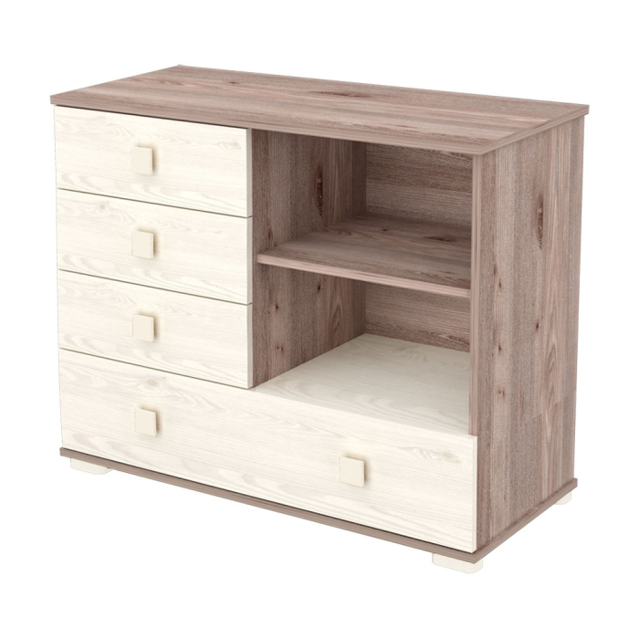 Comoda de infasat Hubners Sofia 107 cm crem nisip [2]