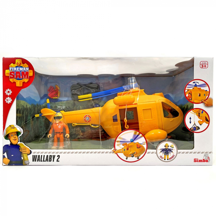 Elicopter Simba Fireman Sam Wallaby II cu figurina si accesorii [4]