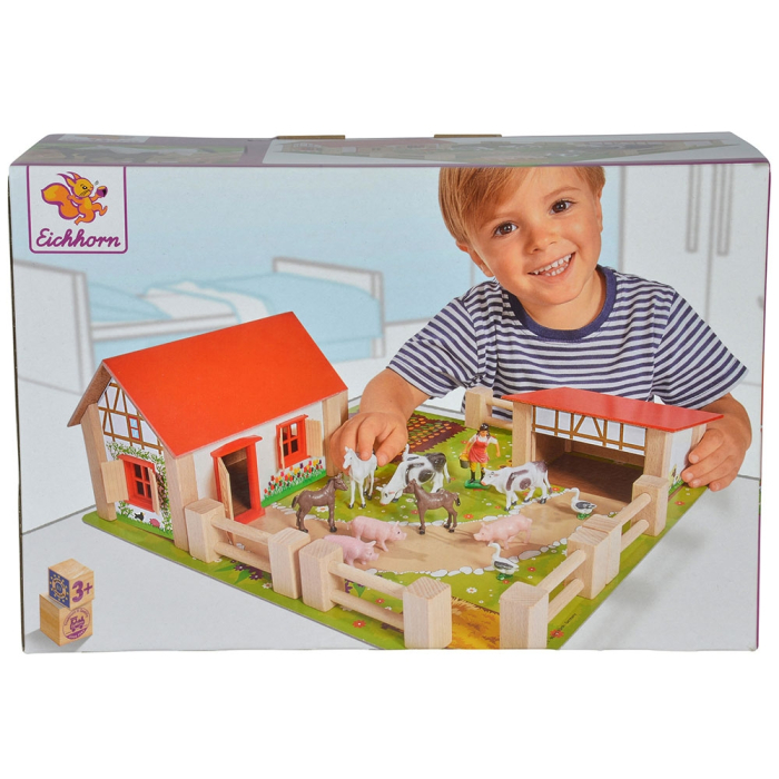 Ferma din lemn Eichhorn 39x36x14 cm cu accesorii [6]