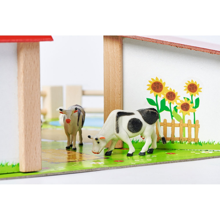 Ferma din lemn Eichhorn 51x36x17 cm cu 20 accesorii [8]