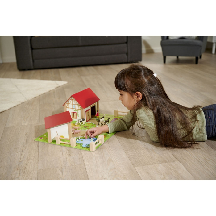 Ferma din lemn Eichhorn 51x36x17 cm cu 20 accesorii [11]
