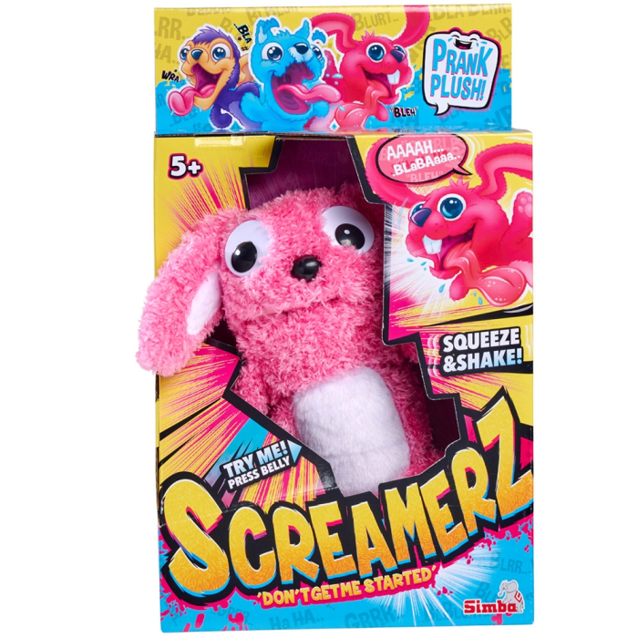 Jucarie de plus Simba ScreamerZ Rabbit 30 cm cu sunete [10]