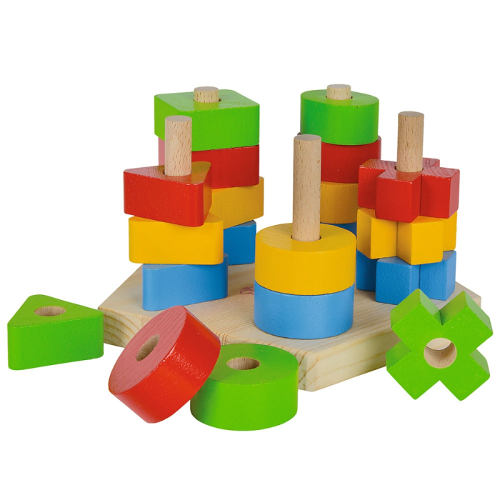 Jucarie din lemn Eichhorn Stacking Toy [1]